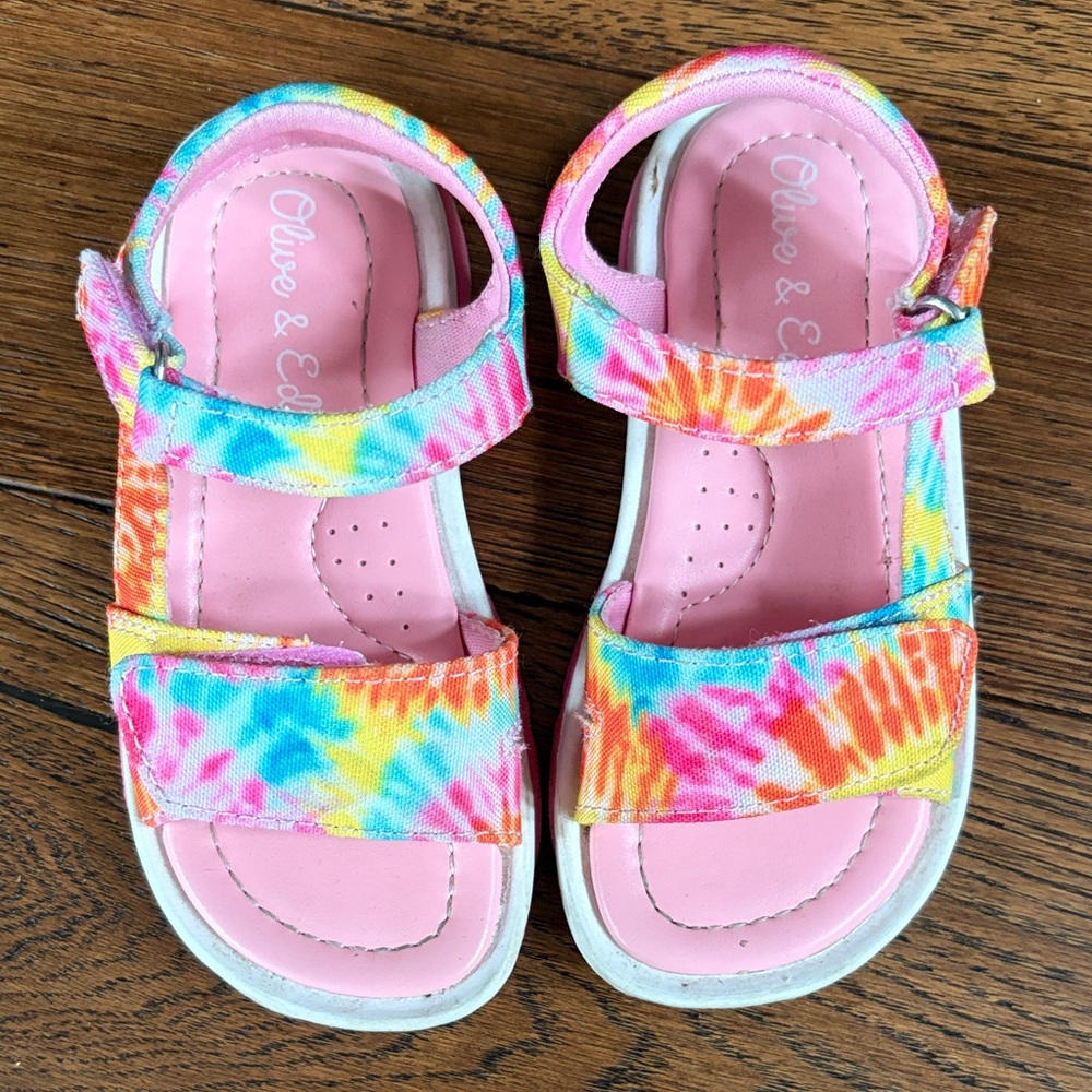 Kids Tie-Dye Sandals